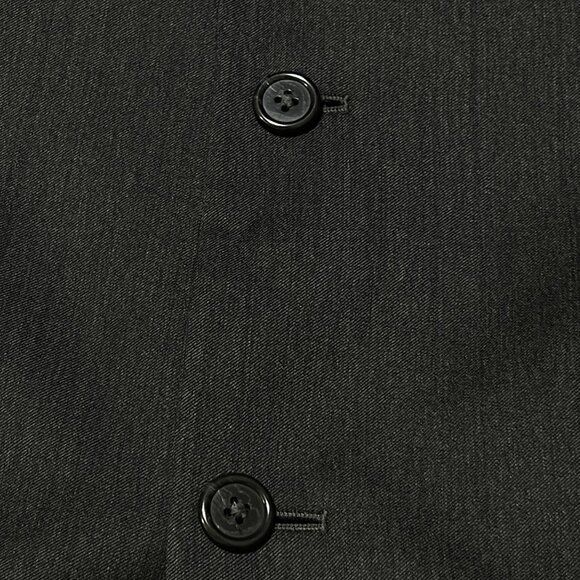 JoS A Bank Jacket Blazer Charcoal Size 40 Reg Wool Chelsea 2-Button Tailored Fit - Picture 3 of 8